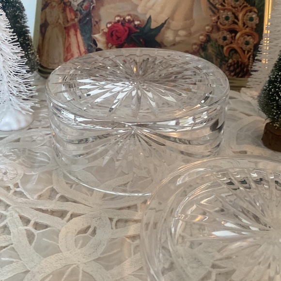 Waterford Crystal Oval Covered Box Limited Series Estate Sale-Etched Signing - Picture 4 of 5